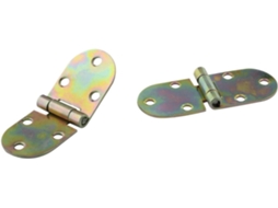Conjunto De 2 Dobradiças Metálicas Articuladas Com Parafusos 72 *