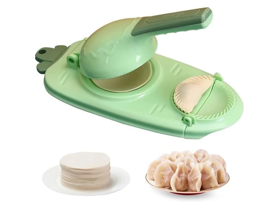 Máquina de Bolinho de Massa 2 em 1 Máquina Automática de Ravióli Kit de Molde de Ravióli Prensa de Massa e Molde de Bolinho Rápido 77
