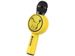 Microfone OTL Popsing LED - Pokemon Pikachu (Outlet Caixa Aberta - 5 W - Amarelo)