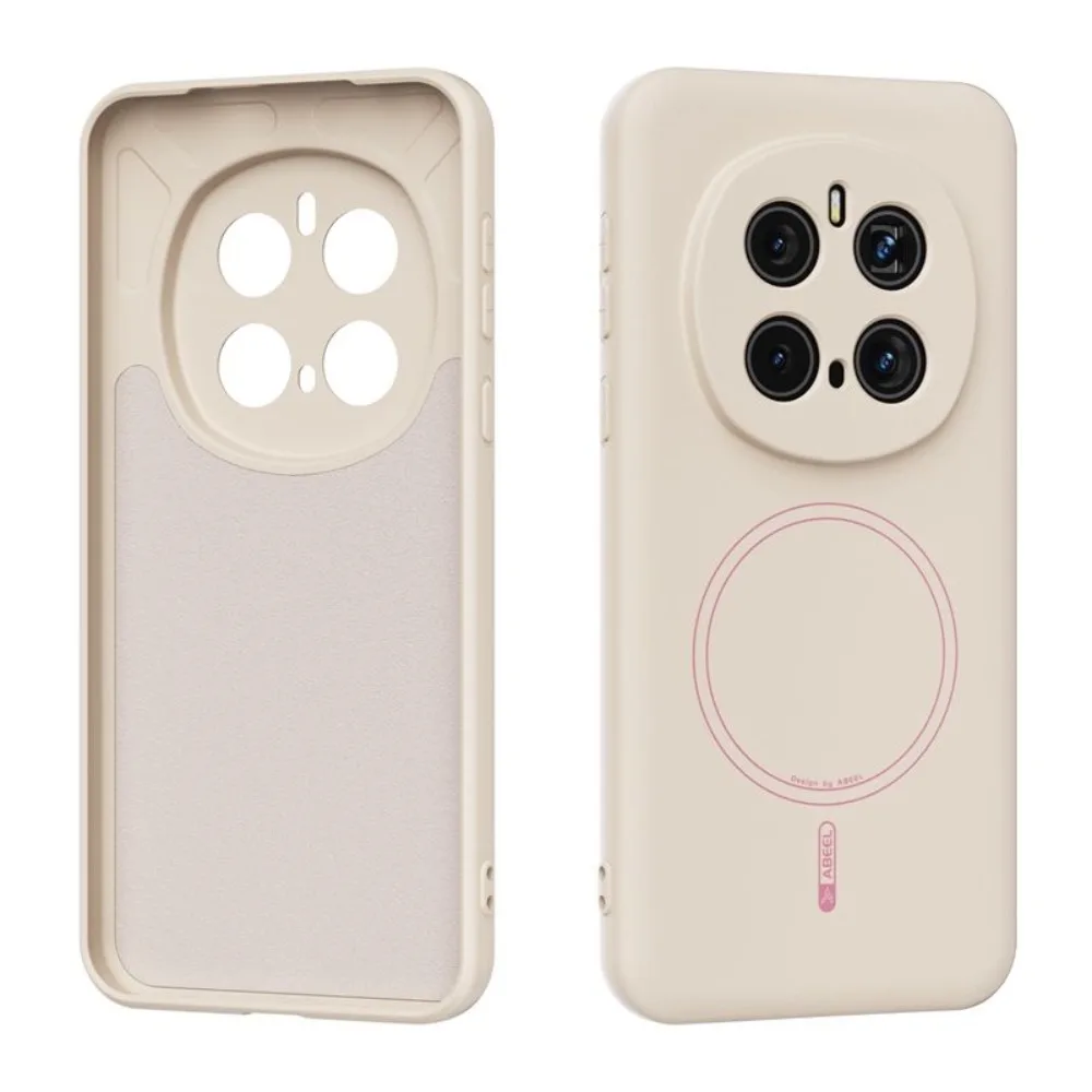 (bege, Honor Magic8) Pele-friendly Toque Macio Silicone Magnético Sucção Telefone Caso, À Prova De Choque, Carregamento Sem Fio