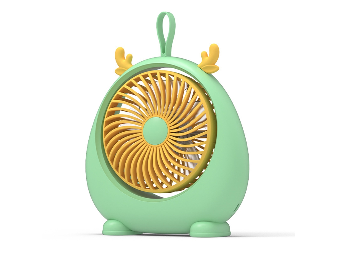 Ventilador de Mesa Portátil, Pequeno, Silencioso e com Duas Velocidades, Ideal para Casa LAXISCREED