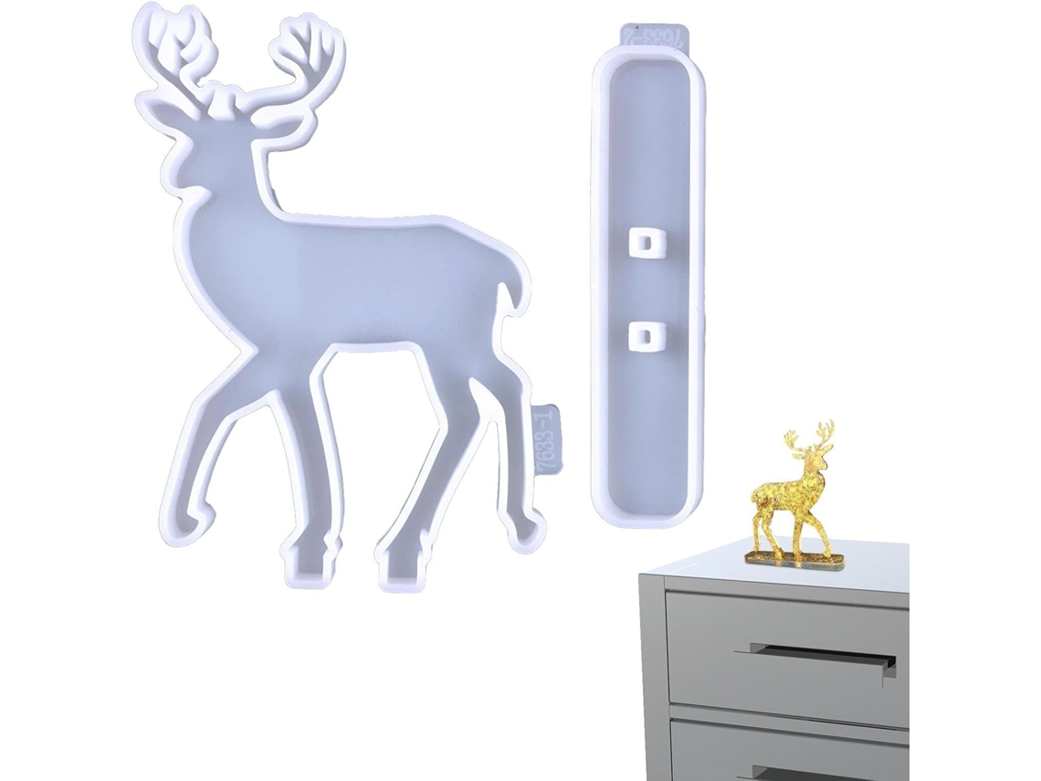 Moldes De Natal Com Renas Fofas, Moldes Básicos