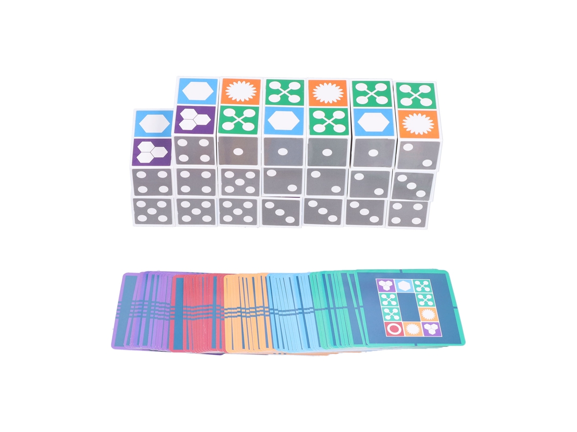 Primerox jogo de Quebra cabeça de Correspondência com Blocos de Madeira para Crianças 7+ Pensamento Lógico Educativo