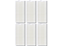 Kit Com 6 Filtros De Reposição Laváveis Para Aspirador Pó Abir K30,
