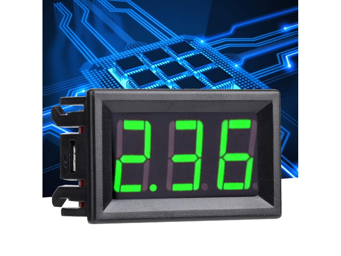 Painel De Medidor Amplificador Led Digital 0