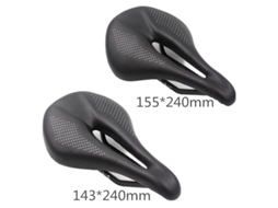 Selim De Carbono Para Bicicleta De 155 Mm Confortável E Com Amortecimento De Impacto