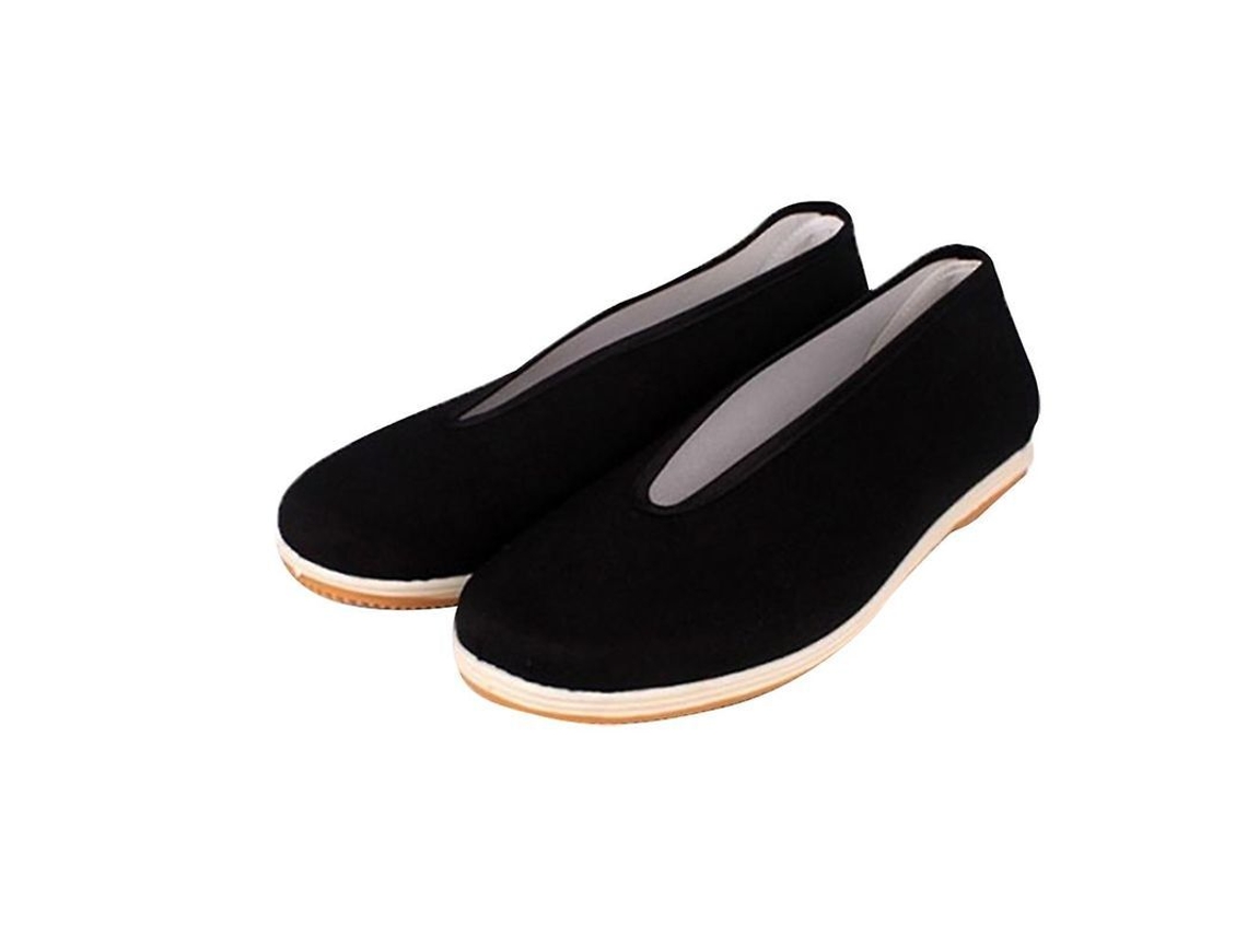 Sapatos casuais tradicionais chineses de Kung Fu e Tai Chi para uso doméstico, modelo 2026, feitos de tecido de algodão.