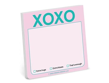 Livro Knock Knock XOXO Sticky Note de Knock Knock (Inglês)