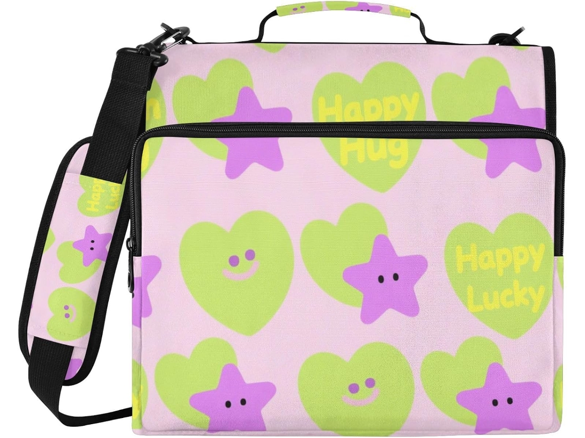 Bolsa para armazenamento de massas com zíper de 3 pontos, altura ideal para ombro e mão, grande capacidade, portátil e para viagens.