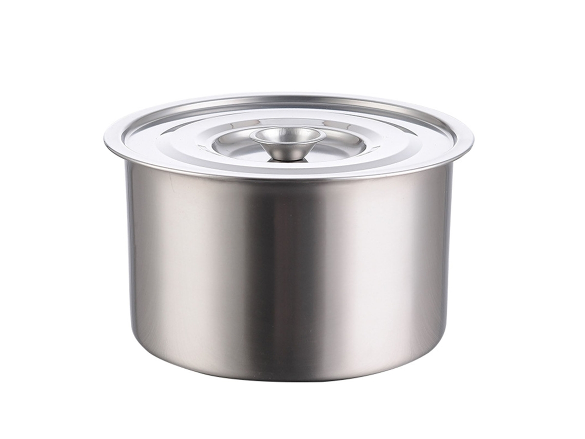 Panela de Aço Inox LAXISCREED 20cm Antiaderente com Tampa