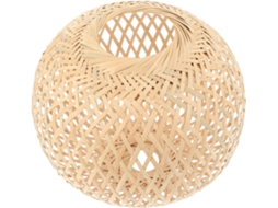 Luminária de Teto de Bambu em Tons Quentes para Sala de Estar. SFUSHOS