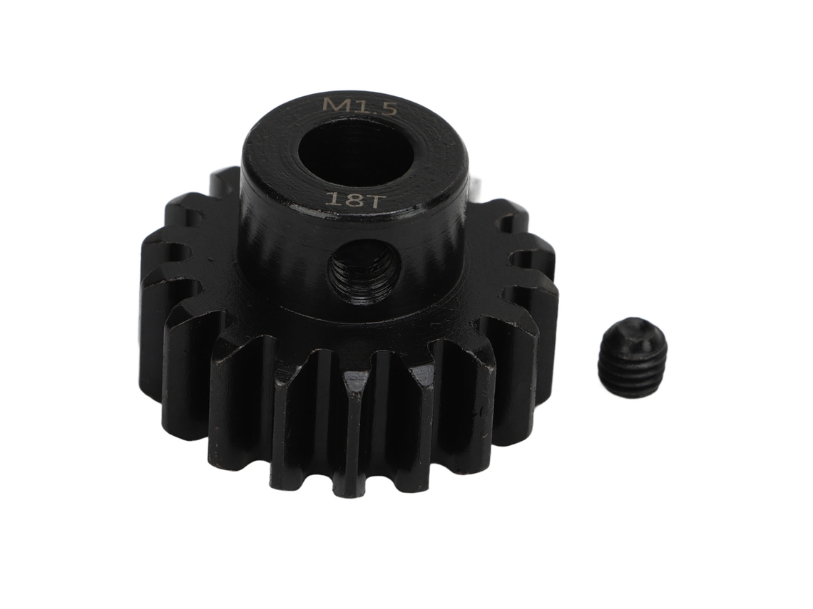 Mali engrenagem de Motor Carro Rc M1.5 Buraco Interno 8mm Aço Engrenagem Pinion com Parafuso para Veículo Modelo 1/5 18t