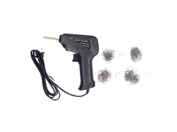 Soplete De Soldadura Plástica Com Grapadora Robusta Para Reparação De Parachoque Kit De Pistola Soldadora Plástica Plug Us 100‑120v Preto