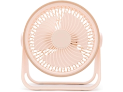 Ventilador De Mesa Portátil Com Controle Remoto, 3 Velocidades, Jato