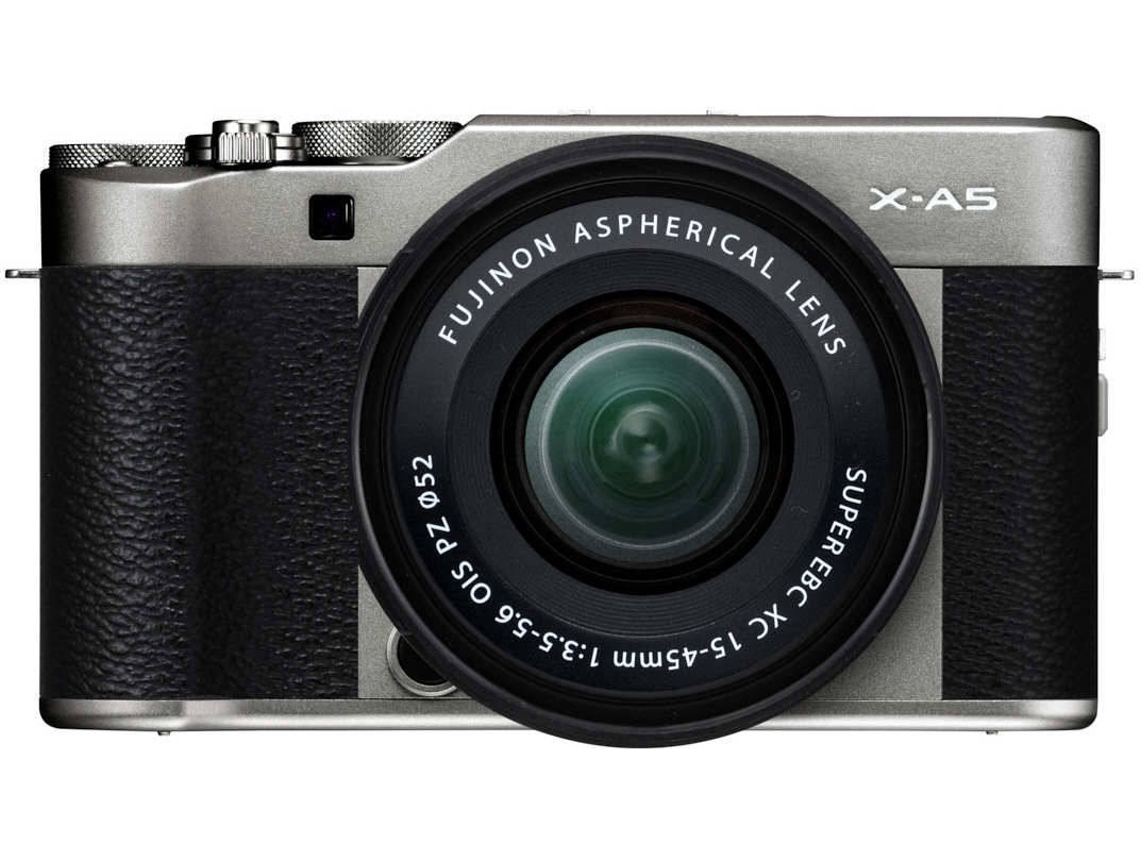 Máquina Fotográfica Mirrorless FUJIFILM X-A5 + 15-45mm Cinzento
