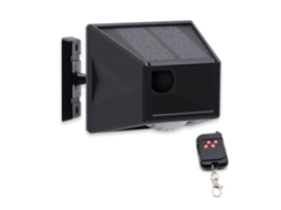 2026 luz de Alarma Solar Exterior Con Detector de Movimiento, Luz Estroboscópica Solar Con Control Remoto Y Alarma Sonora para Jardín, Granja Y Garaje