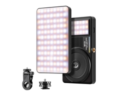 Luz Led Doble Para Vídeo 2500k-9000k Ajustable Com Clip E Bateria Integrada Para Laptop, Móvel E Câmera