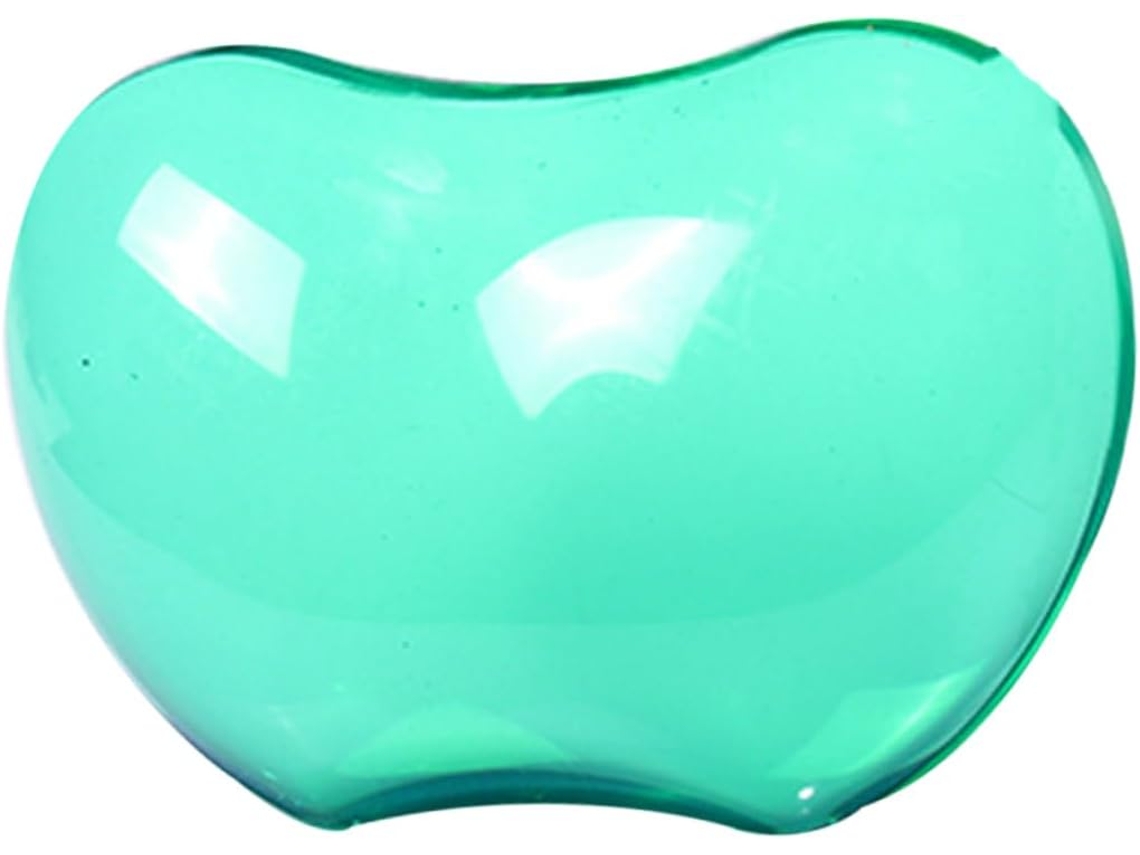 Mousepad Grande De Silicone Transparente Com Apoio Confortável Para O Pulso E Design Simples.