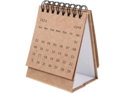 Mini Calendário De Mesa, Pequeno, Flip, Para Usar Em Pé, Decorativo,