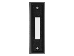 Botão De Campainha Autoredefinido Botão De Campainha Residencial Fioado Estilo Europeu Vintage Plástico Preto 7,30x2,10x1,50cm Negro