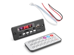 Módulo decodificador de audio bluetooth 5.0 con control remoto, compatible con mp3/flac/ape, reproducción desde tarjeta usb y memoria