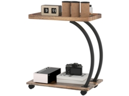 Mesa Auxiliar com Rodas S/MARCA (52x34x60 cm)