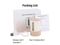 26-27 Aplicador De Massagem Capilar Inteligente Elétrico Para Cuidados Com Os Cabelos, Óleo Essencial, Massagem Com Bolas, Luz Vermelha Vibratóri