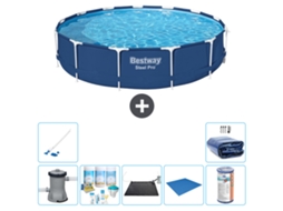 Bestway Piscina Bestway Steel Pro Redonda - 396x84 Cm - 8-peças S21617