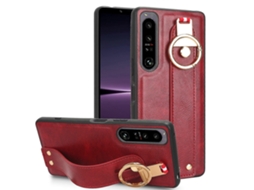 Capa De Celular Com Pulseira De Couro