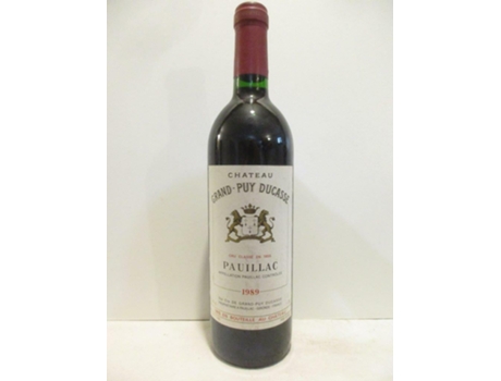 Vinho Tinto CHÂTEAU GRAND PUY DUCASSE 1989 (75 cl - 1 unidade)