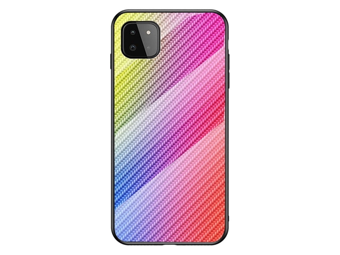 Capa Design Textura Fibra Para Samsung Galaxy A22 5g Anti-riscos Multicor