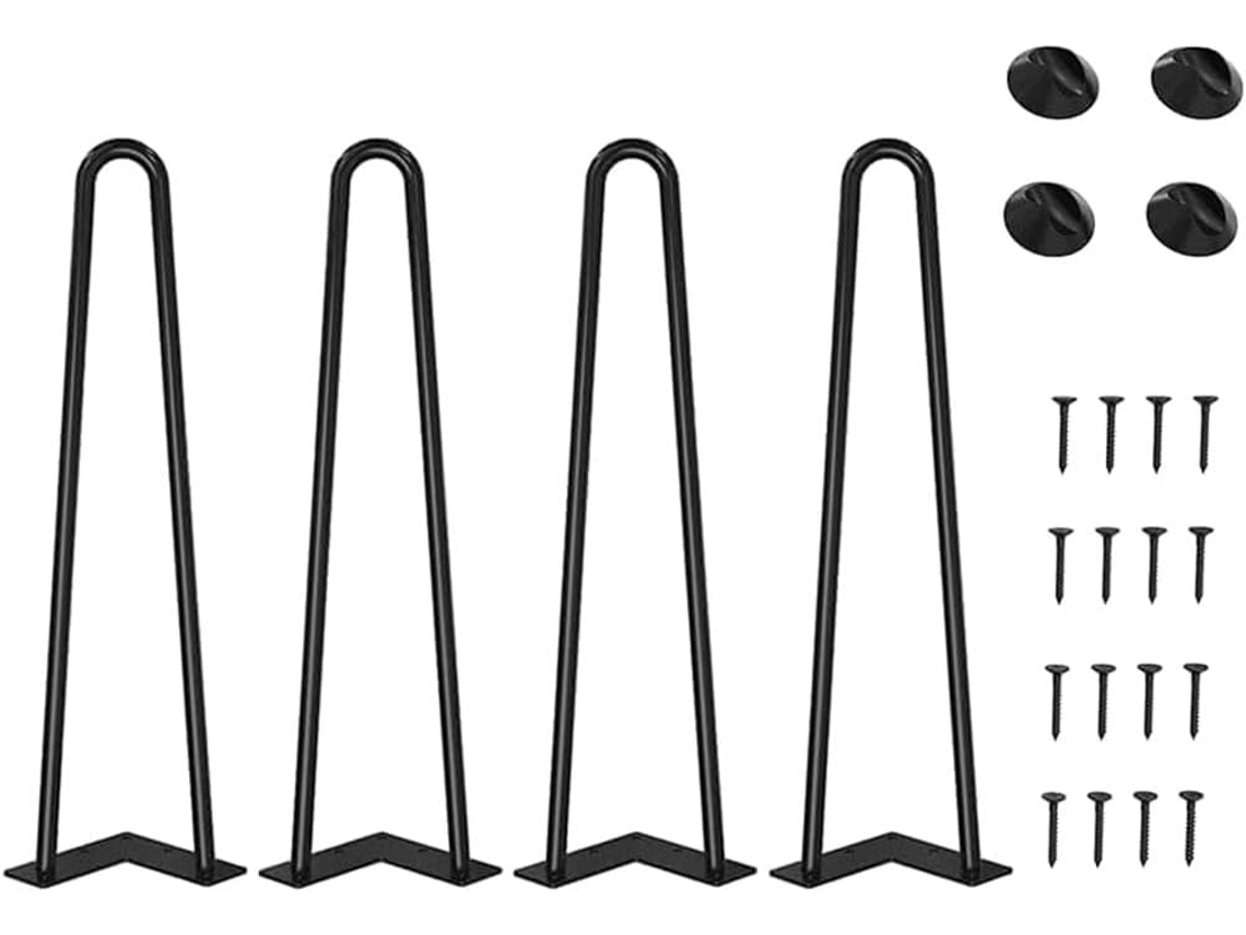 Pés Para Mesa E Móveis, 41 Cm, Grampo De Cabelo, Para Mesas, Móveis