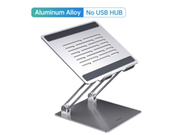 Suporte dobrável ajustável para laptop Slowmoose 04619, suporte de alumínio para celular, suporte para computador de mesa para notebook Xiaomi Phohe Macbook