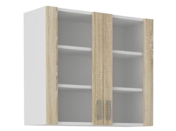 Armário alto - 2 portas - carvalho sonoma - 80x31x71,5 cm AUCUNE