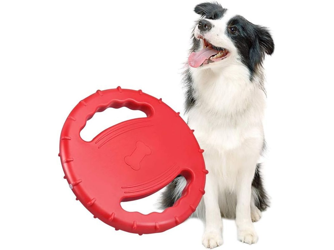2026 disco Voador para Cães Médios e Grandes Brinquedo Interativo Externo com Som