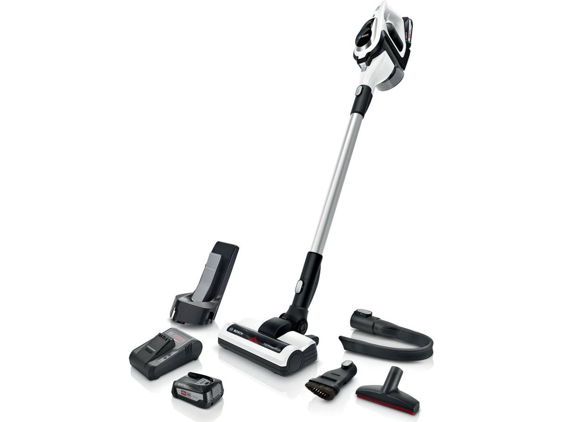 Aspirador Vertical BOSCH Unlimited Série|8 (Autonomia: 40 min - 400 ml - Branco)