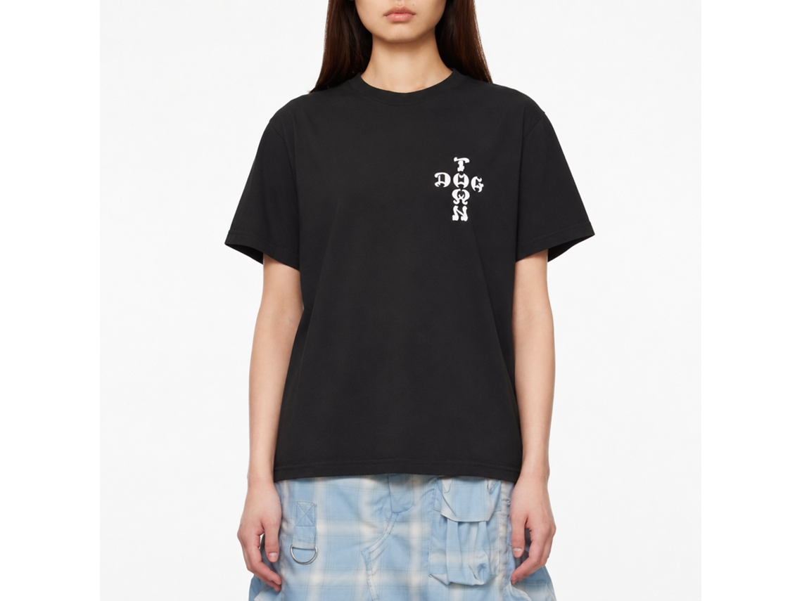 Dogtown Bulldog T-shirt Black Unisex Adults Size:xl