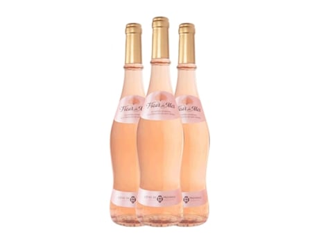 Vinho rosé LES MAÎTRES Fleur de Mer Rosé Côtes de Provence (0.75 L - 3 Unidades)
