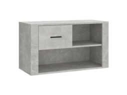 Sapateira 80x35x45 cm Madeira Processada Cinzento Cimento MAISON EXCLUSIVE