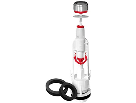 FOMINAYA 129306011 Descarregador Tyfon5 3G Universal com Botão de Pressão Conjunto Base e Juntas Negra Padrão