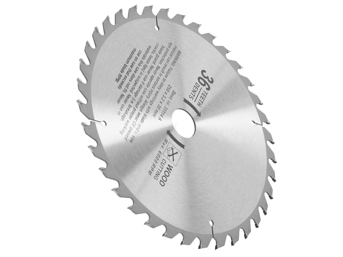 Disco De Corte Circular De Madeira 9,8 Polegadas 36 Dentes Para Cortar Madeira