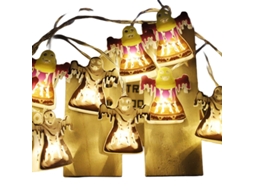 Laxiscreed Luzes Decorativas De Halloween Com Caveiras E Abóboras, 3m, 20 Leds E Funcionalidade Com Baterias