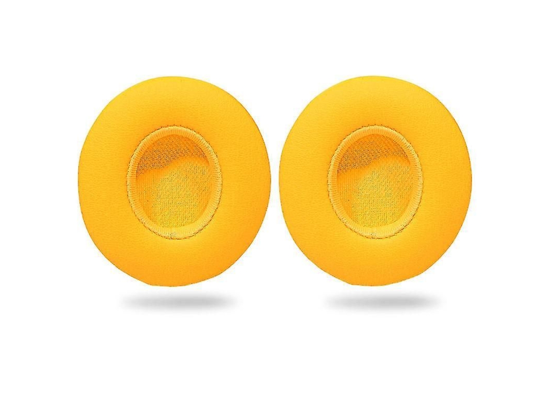 Yuru auriculadores de Substituição para Beats Solo 2/solo 3 Wireless Amarelo Confortável, Anti ruído, Fácil Instalação