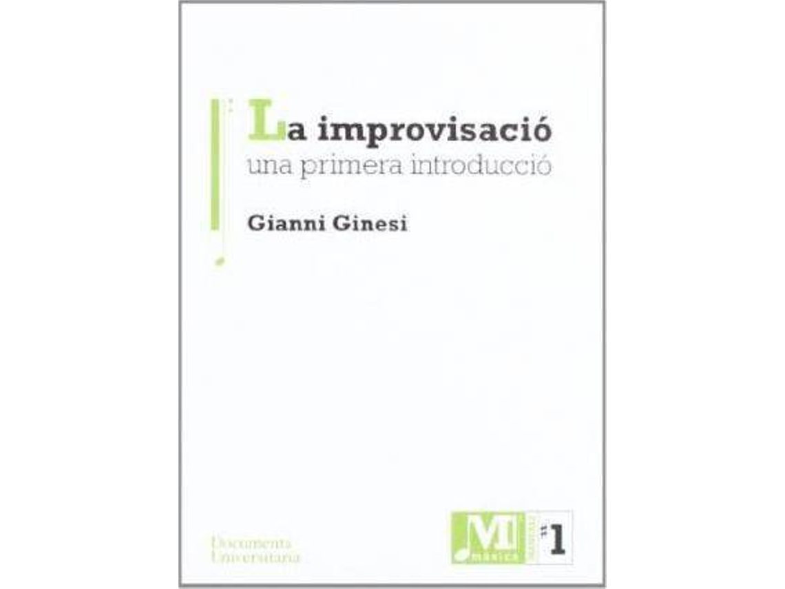 Livro La Improvisació Una Primera Introducció de Gianni Ginesi (Espanhol)