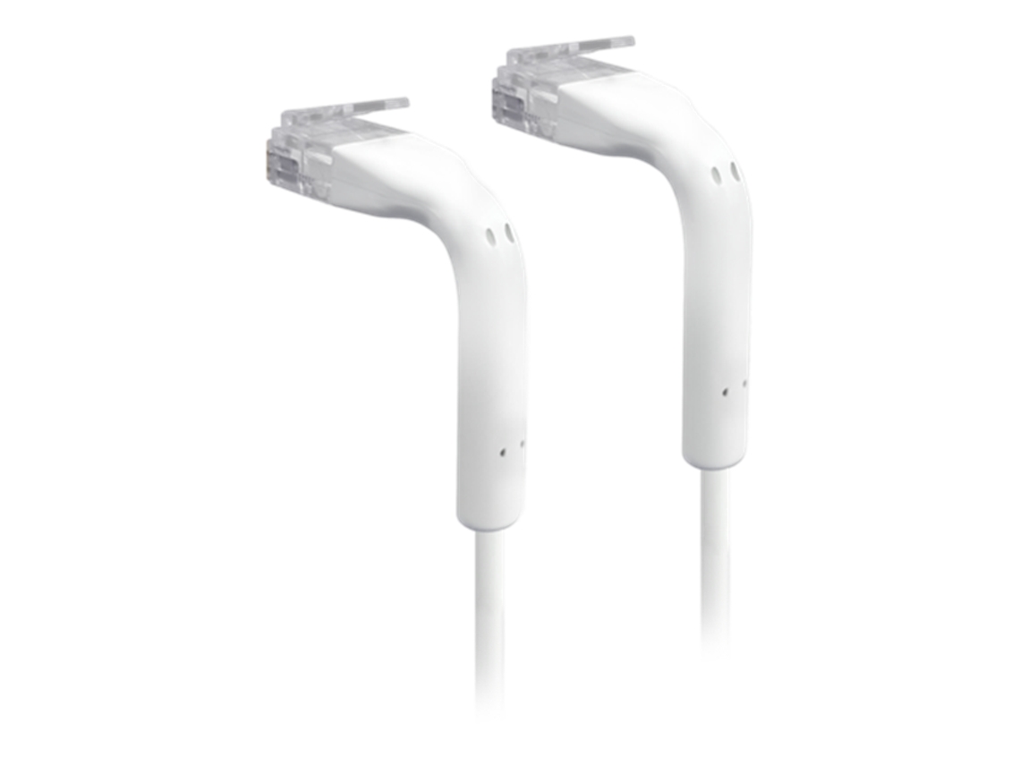Cabo De Rede Ethernet Unifi Flexível Com Conector Rj45 De 2 M, Branco. Aquaforge