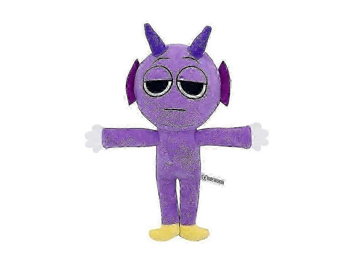 Pelúcia Sprunki Roxo, Macia, Para Crianças, Presente De Feriado