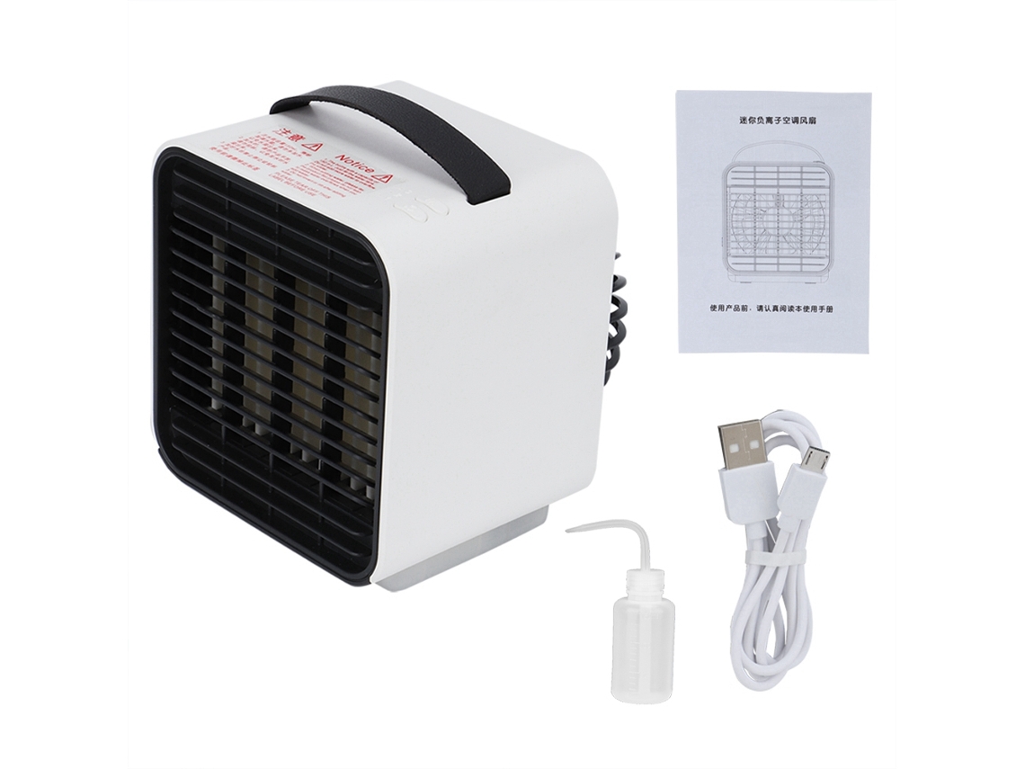 Laxiscreed Pequeno Ventilador Usb Com Íons Negativos Para Resfriamento Rápido