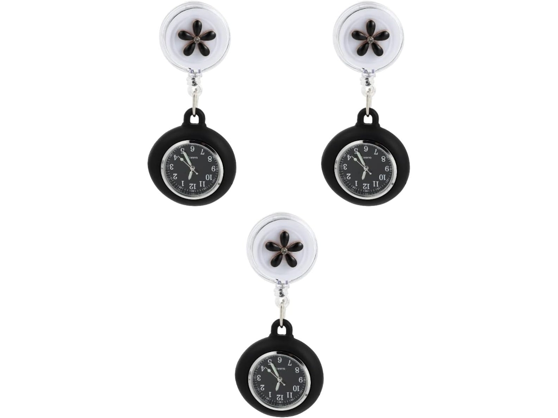 Suporte Retrátil Relógio Enfermeira Design Árabe Lindo Decorativo Mecanismo Charmoso Roupas Prático Clipe GOKOCO