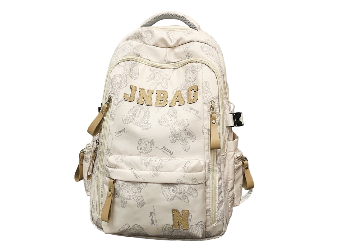 Laxiscreed Mochila Grande Para Estudantes Com Design Estampado E Capacidade Aumentada