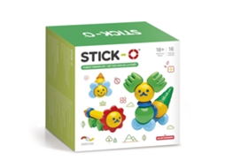 Conjunto De Construção Amigos Da Floresta, Brinquedos Magnéticos Stick O, 16 Peças